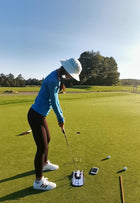 A99Golf Putting Mirror II with Pouch Bag Alignment Mirror, Portable Training Aids Practice Putting Alignment Aid