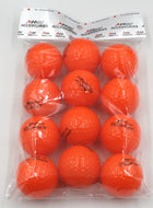 12pcs/pk A99 Golf Floater Balls Floating Float Balls for Water Hazards & Pool Practice - Golf Balls That Float in Water Pool Pond Balls Water Fun Orange