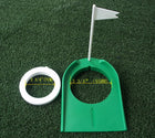 A99Golf 2-Hole Putting Cup Pragmatic Plastic Golf Putting Cup Practice Aids with Adjustable Hole White Flag for Golf Training