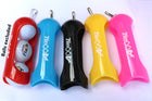 A99 Golf Ball Holder with Clip-On Golf Accessories - Holds 3 Balls Attach to Golf Bag Great Golfer Gifts for Men and Women Ball Storage Protection Carrier with Hook