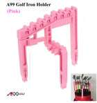 A99 Golf 9 Iron Club Holder Organize Your Irons Universal Above Bag Durable Black/Pink