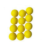 A99 Golf Practice Pu Balls Yellow Practice Training Balls for Driving Range, Swing Practice, Indoor Simulators, Outdoor & Home Use Floater Water Fun 12pcs/36pcs/50pcs/100pcs