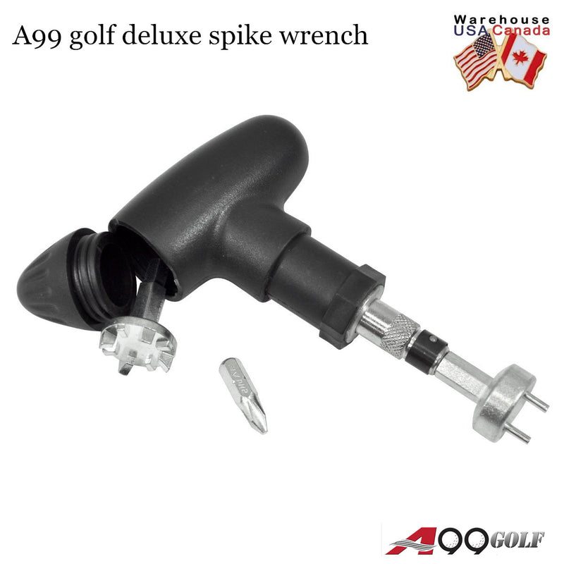 A99 Golf Deluxe Spike Wrench Remover Tool Golf Shoe Cleats Removing Maintenance Tool Accessory Ratchet Key Handle