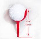 A99 Golf 20pcs/Pack Anti-Slice Golf Tees Plastic Chair-Shaped Tees Divot Tools