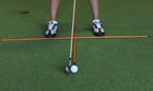 A99 Golf Telescopic Ball Retriever Pick Up Balls Picker Retractable Longest Length 12feet + 1pair A99 Golf Alignment Sticks Swing Tour Random Color