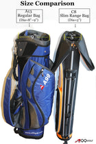 A99Golf C8 Lightweight Golf Carry Bag w/stand, Durable Pitch Chip & Putt Bag for Driving Range, Par 3, and Executive Courses – Fits 5–7 Clubs