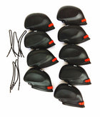 9pcs/Set H12-R A99 Golf Rubber Club Iron Putter Head Covers Number Print Headcovers