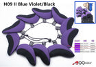 10pcs/set A99 Golf H09 II Iron Club Head Covers Headcover Violet/Black Number Print w String