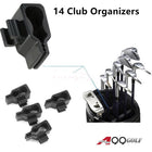 A99 Golf Club Holder Club Organizing Clips | 14 Clips Club Holder Organize Your golf club-Irons- Driver -Putter Bag Durable Golf Club Organizers