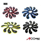 A99 Golf 10pcs/Set H08 Number Print Iron Head Covers Headcover with Zipper Long Neck Zippered Neoprene Golf Cover Accessories In Multiple Colors