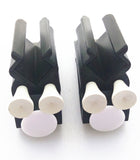 2pcs A99 Golf 3-in-1 Putter Holder Golf Bag Club Putting Organizer White Ball Marker Tee Holder