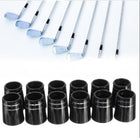 12pcs A99 Golf Iron Ferrules for .35 and .375 Tip Irons Shaft Single Chrome Ring