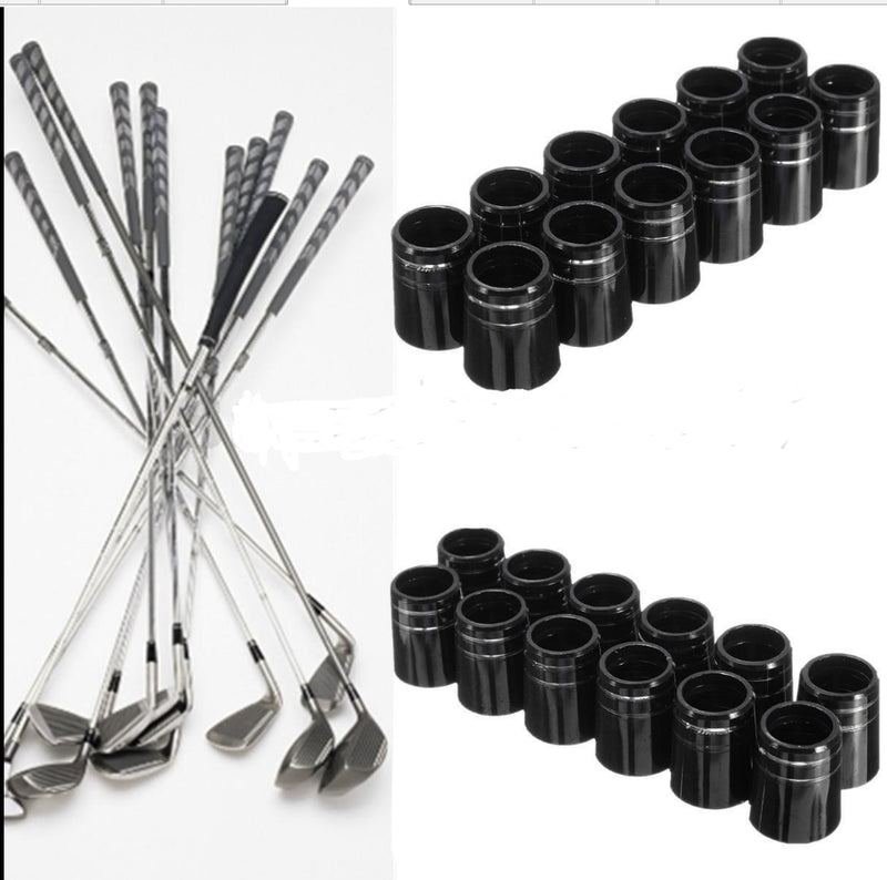 12pcs A99 Golf Iron Ferrules for .35 and .375 Tip Irons Shaft Single Chrome Ring