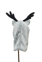 A99 Golf Cute Animal Gray Deer Head Cover Wood Headcover Great Gift - Fits Fairway Wood