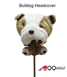 A99 Golf Cute Animal Bulldog Head Cover Wood Headcover Great Gift - Fits Fairway Wood, Hybrid