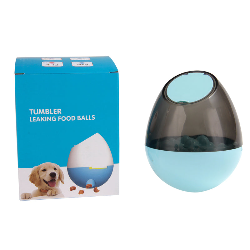 Pet Dog Cat Toy Dispenser Interactive Tumbler Puzzle Treat Ball Slow Feeder