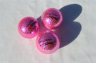 A99 Golf Metallic Balls 3pcs Shiny High Visibility High-Performance Long Distance Golf Balls, Gifts for Men, Women, Golfer Pink or Silver