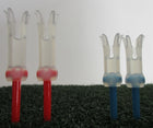 A99 Golf 4pcs Foldable Golf Tees Durable Claw Golf Ball Tee Golfer Training Accessory (2sizes - 75mm/85mm)