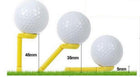 A99 Golf 3pcs Angle Golf Tees Durable Plastic Golf Ball Tee Golfer Training Accessory