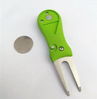 A99 Golf Flick & Go Divot Tool, Pitch Switchblade Golfer Kit w Sliver Ball Marker