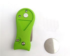 A99 Golf Flick & Go Divot Tool, Pitch Switchblade Golfer Kit w Sliver Ball Marker