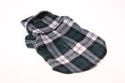 Pet Dog Puppy Plaid T Shirt Lapel Coat Cat Jacket Clothes Apparel Tops Size XS-XL