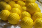A99 Golf Practice Pu Balls Yellow Practice Training Balls for Driving Range, Swing Practice, Indoor Simulators, Outdoor & Home Use Floater Water Fun 12pcs/36pcs/50pcs/100pcs