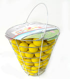 A99 Golf Elastic Practice Pu Balls Yellow Practice Training Balls for Driving Range, Swing Practice, Indoor Simulators, Outdoor & Home Use Floater Water Fun 105pcs with Bucket