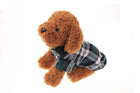 Pet Dog Puppy Plaid T Shirt Lapel Coat Cat Jacket Clothes Apparel Tops Size XS-XL