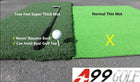 A99Golf Premium Turf Golf Mat: 5x3.3ft Thickened Golf Practice Hitting Mat, Indoor & Outdoor Golf Training Swing & Chipping Mat for Backyard True Feel Turf Synthetic Grass Mat Super Thick - No Foam Pad Indoor Outdoor Home Use - Can Insert Real Tees