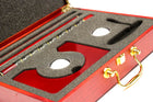 WP02 Golf Putting Set Wood Base with Wood Case 2balls