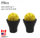 PB01 A99 Golf Ball Pick up Tool Balls Piker Accessories 2pcs with 2 Random Color Air Flow Balls