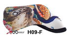 H09-F Golf Head Cover with Animate Peacock Style Print 9pc