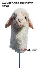 A99 Golf Cute Animal Sheep Head Cover Wood Headcover Great Gift - Fits Fairway Wood