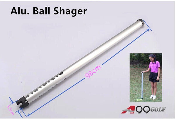 A99 Golf Alu Ball Shagger Golf Ball Tube Pickup Retriever Shagger Ball Storing Tube Hold Up 23 Balls Golfer Tool Accessory 98CM