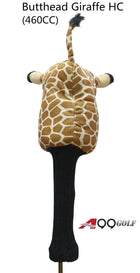 A99 Golf Cute Animal Butthead Giraffe Head Cover Wood Headcover Great Gift - Fits Driver