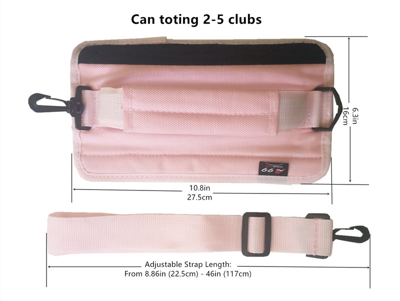 A99Golf C12 Funky Caddy Mini Golf Club Carry Bag Driving Range Carrier Sleeve Lightweight Course Training Case Xmas Gift - Can Toting 2-5 Clubs