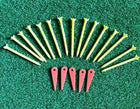 A99 Golf Multi-Function Tees Set - No Friction, Direction, Restriction Tee (15pcs 3-Prong Tees + 5pcs Direction Guide)