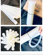 20PCS Hot Glue Sticks 0.4 x 10.6in Transparent Hot Melt Glue Gun Sticks EVA Glue for Art Craft, Adhesive Repair Bonding DIY Craft Projects