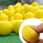 A99 Golf Elastic Practice Pu Balls Yellow Practice Training Balls for Driving Range, Swing Practice, Indoor Simulators, Outdoor & Home Use Floater Water Fun 12pcs/36pcs/50pcs/100pcs
