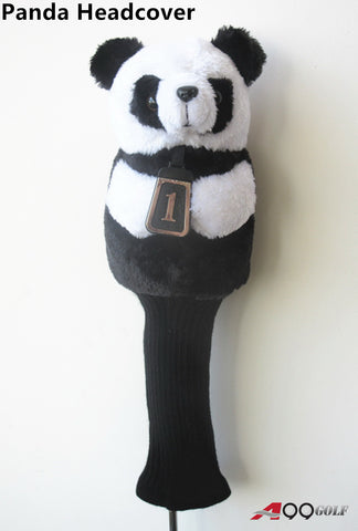 A99 Golf Cute Animal Panda Head Cover Wood Headcover Great Gift - Fits Fairway Wood