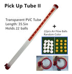 A99 Golf Clear ABS Ball Pick up Tube II Plastic + 22pcs Random Air Flow balls