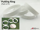 A99 Golf Portable Putting Green Cup Rings Golf Field Accessory - Golf Training Aid Accessories for Outdoor, Backyards, Golf Course  4pcs