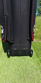 A99 Golf Travel Bag with Durable hard Top & TSA lock w/Wheels Premium Nylon Fabric, Golf Travel Bags for Airlines ,Protect Your Club for Safe Transport with Extra Travel cover