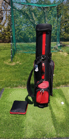 A99 Golf Travel Bag with Durable hard Top & TSA lock w/Wheels Premium Nylon Fabric, Golf Travel Bags for Airlines ,Protect Your Club for Safe Transport with Extra Travel cover