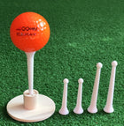 A99 Golf RT05 Golf Rubber Tee Holder Set for Driving Range Golf Practice Mat + 5pcs Tees 2 1/2