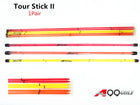 A99 Golf Telescopic Ball Retriever Pick Up Balls Picker Retractable Longest Length 12feet + 1pair A99 Golf Alignment Sticks Swing Tour Random Color