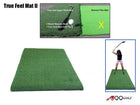 A99Golf Premium Turf Golf Mat: 5x3.3ft Thickened Golf Practice Hitting Mat, Indoor & Outdoor Golf Training Swing & Chipping Mat for Backyard True Feel Turf Synthetic Grass Mat Super Thick - No Foam Pad Indoor Outdoor Home Use - Can Insert Real Tees