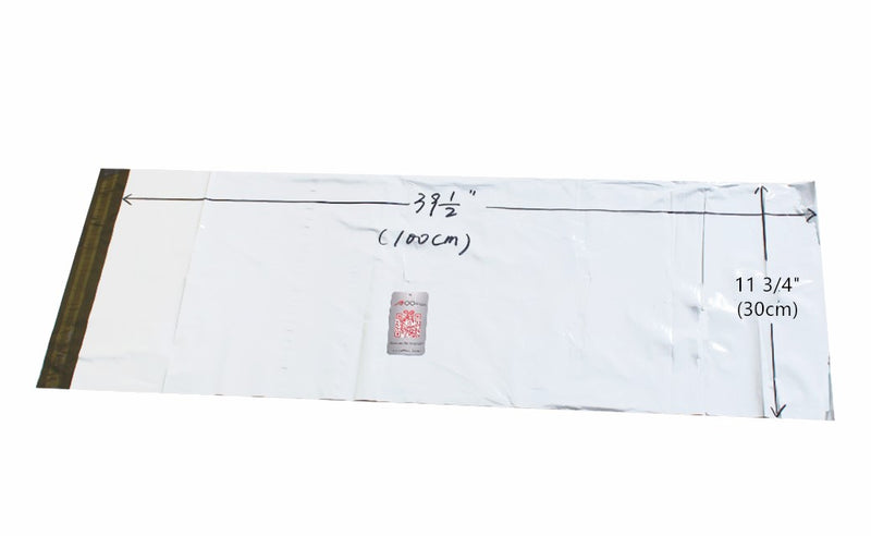 100pcs White Long Poly Mailer Express Envelopes Bag