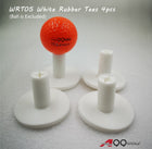 A99 Golf WRT-05 Rubber Tee 4Pcs 4cm/1.5“ for Practice Mat Use Indoor Outdoor Simulator Home Use Practice Training Aid Can Insert Reel Tee